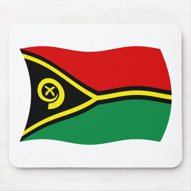 Vanuatu Flag Mousepad (Front)