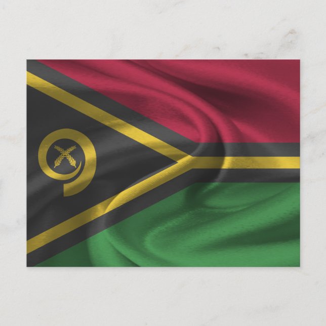 Vanuatu Flag Postcard (Front)