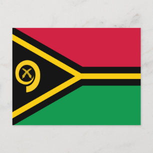 Vanuatu Flag Postcard