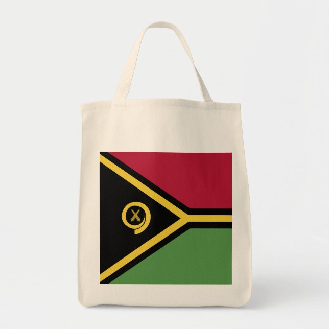 Vanuatu flag tote bag (Front)