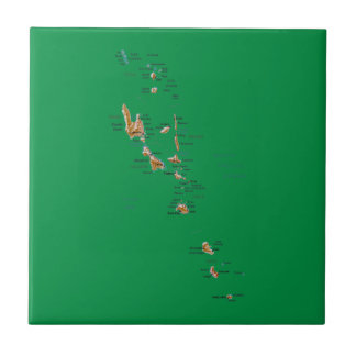 Vanuatu Map Tile