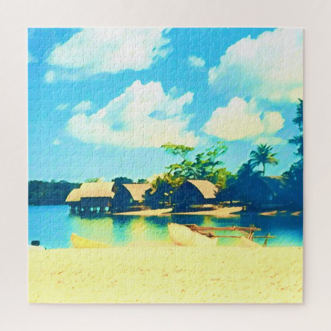 Vanuatu tropical island paradise travel jigsaw puzzle (Vertical)
