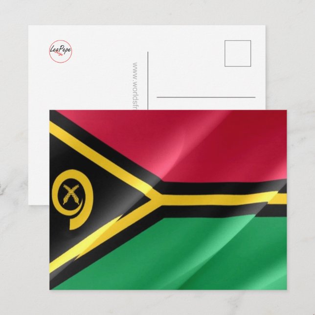 Vanuatu - Waving Flag - Postcard (Front/Back)