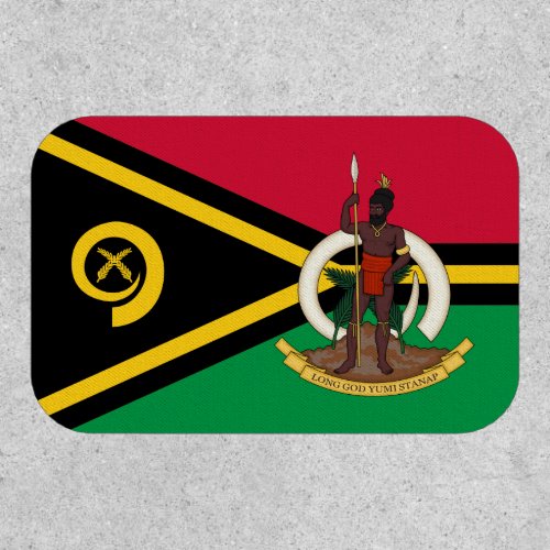 Vanuatuan Flag  Coat of Arms Flag of Vanuatu Patch