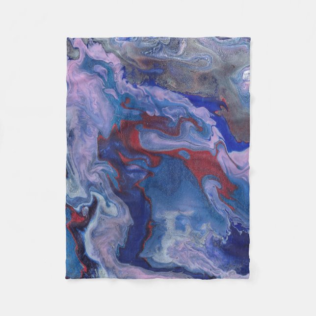 Vape Abstract Throw Blanket (Front)
