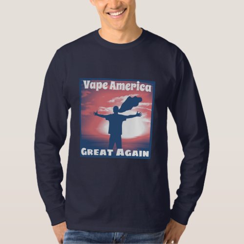 Vape America Great Again Vaping T_Shirt