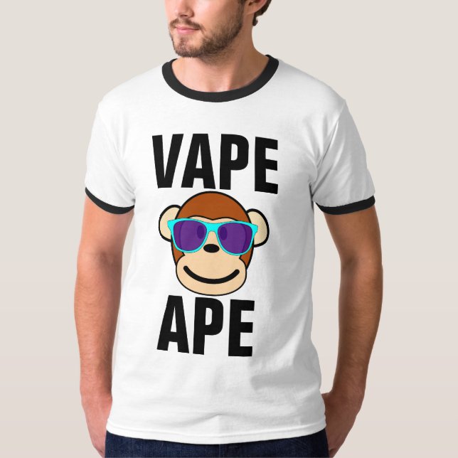 VAPE APE T-Shirts Funny Tees (Front)