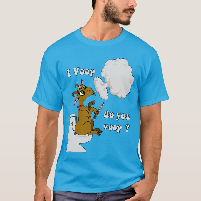 Vape | Funny Vaping I Voop Goat  by VapeGoat™ T-Shirt (Front)