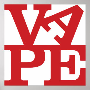 Vape Letters print