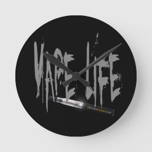 Vape Life! Round Clock