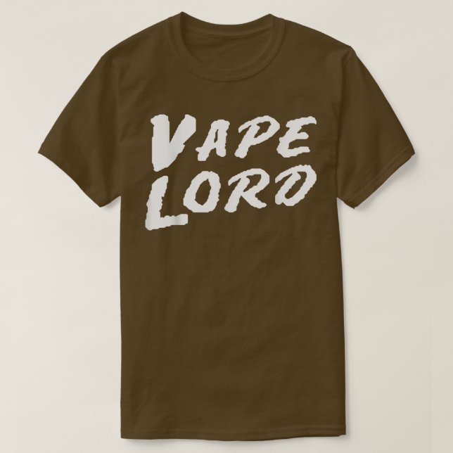 Vape Lord Funny Vaping Pen Quitting Smoking Vape L T-Shirt (Design Front)