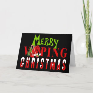 VAPE Merry Vaping Christmas Holiday Card