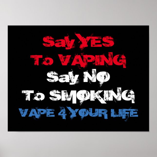 Vape On High Quality Poster (Front)
