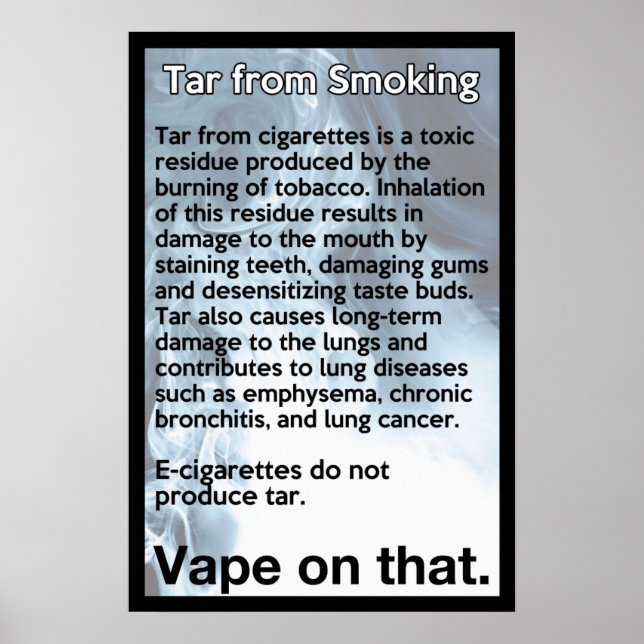 Vape on That Informational Poster (Front)