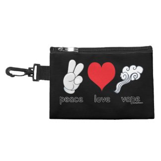 Vape | Peace Love Vape Stuff Bag by The VapeGoat