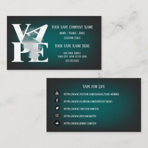 VAPE    Retro  VAPE Box Business Social Media Card