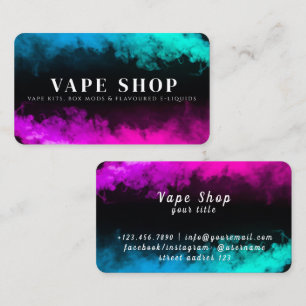 Vape Shop Business Card