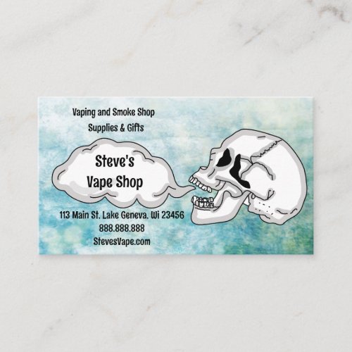 Vape Shop   Business Card