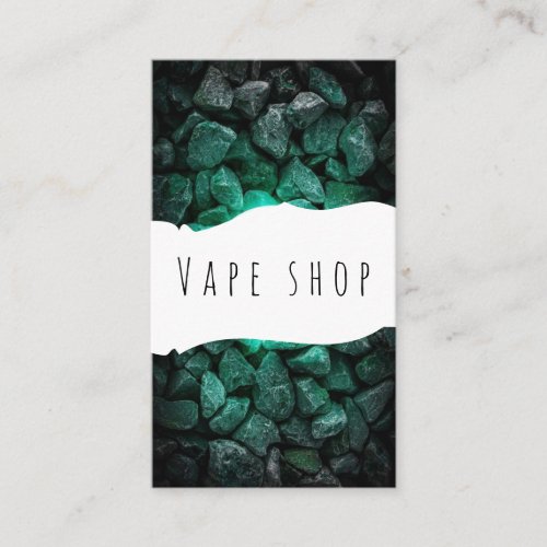 Vape Shop Smoke Cigarette Business Card