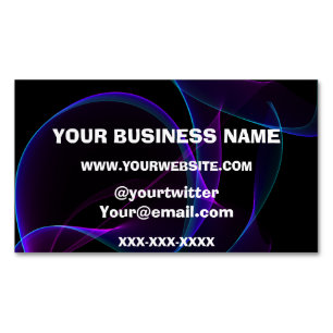 Vape Smoke Buisness Business Card Magnet