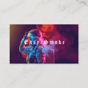 Vape Smoke Shop Store Electronic Cigarette Business Card