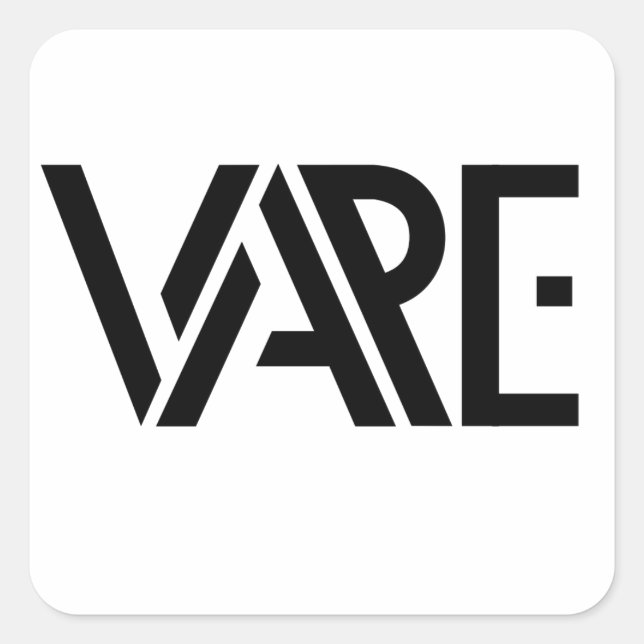 VAPE SQUARE STICKER (Front)