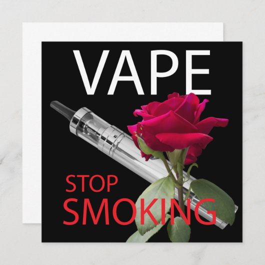Vape. Stop smoking (Front/Back)