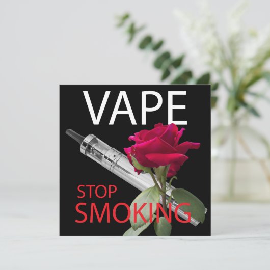 Vape. Stop smoking (Standing Front)