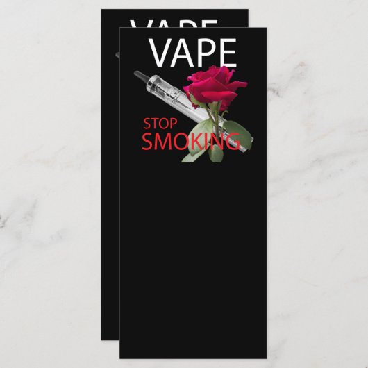 Vape. Stop smoking (Front/Back)