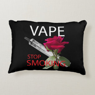 Vape. Stop smoking Accent Pillow