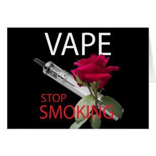 Vape. Stop smoking Cards