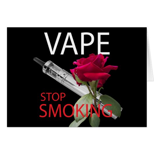 Vape. Stop smoking Cards (Front Horizontal)