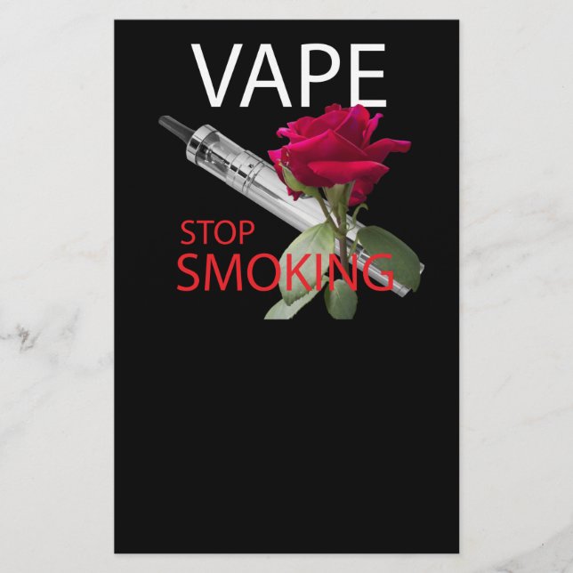 Vape. Stop smoking Flyer (Front)