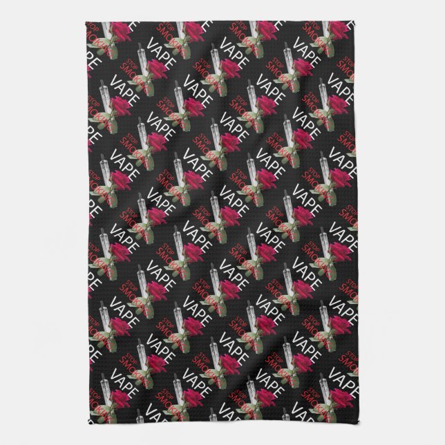 Vape. Stop smoking Towel (Vertical)