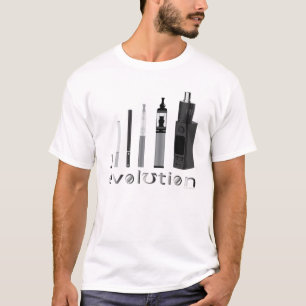 Vape The Evolution of Vape in Gray by VapeGoat™ T-Shirt