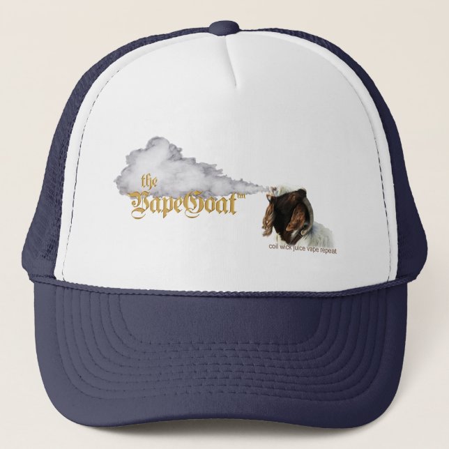 Vape | The Vape Goat  by VapeGoat Trucker Hat (Front)