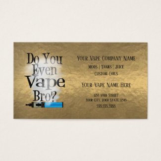 VAPE | Vape Bro Bronze Business Social Media