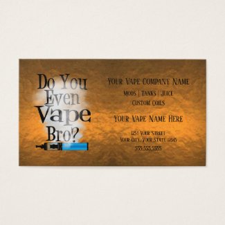 VAPE | Vape Bro Copper Business Social Media