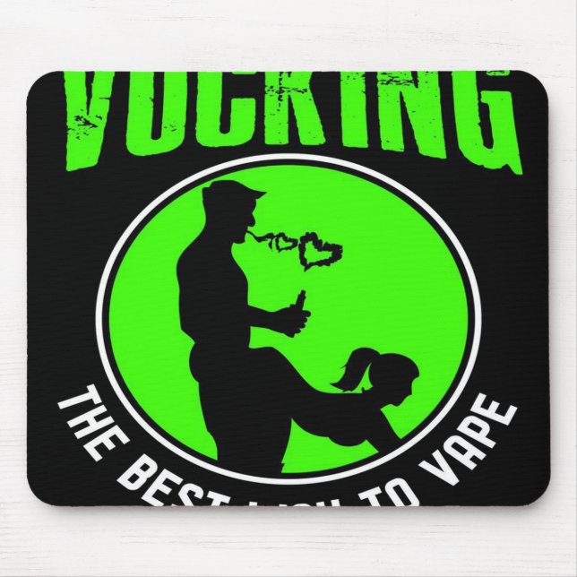 Vape Vaper Vaping | Husband Blanket Mouse Pad (Front)