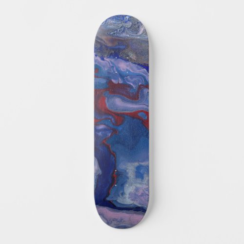 Vape Vibrant Abstract Purple Skateboard Deck