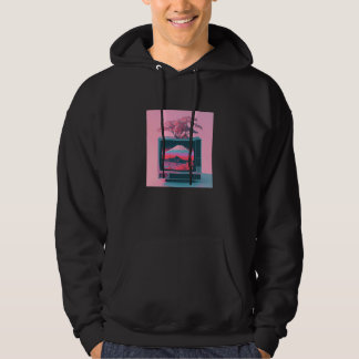 Vaperwave Aesthetic Glitch Retrowave Synthwave  4 Hoodie