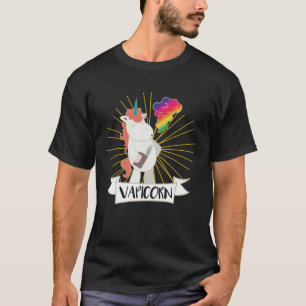 Vapicorn Unicorn Steamer Smoking Steam Vaping T-Shirt
