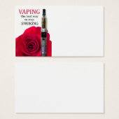 Vaping and rose flower (Front & Back)