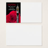 Vaping and rose flower (Front & Back)