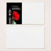 Vaping and rose flower (Front & Back)