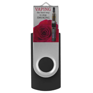 Vaping and rose flower USB flash drive