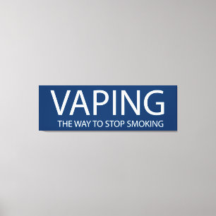 Vaping Canvas Print
