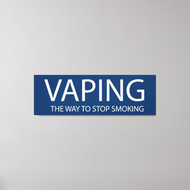 Vaping Canvas Print (Front)