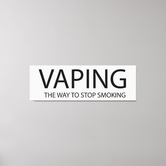 Vaping Canvas Print (Front)