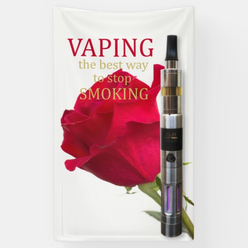 Vaping is the best way to stop smoking banner